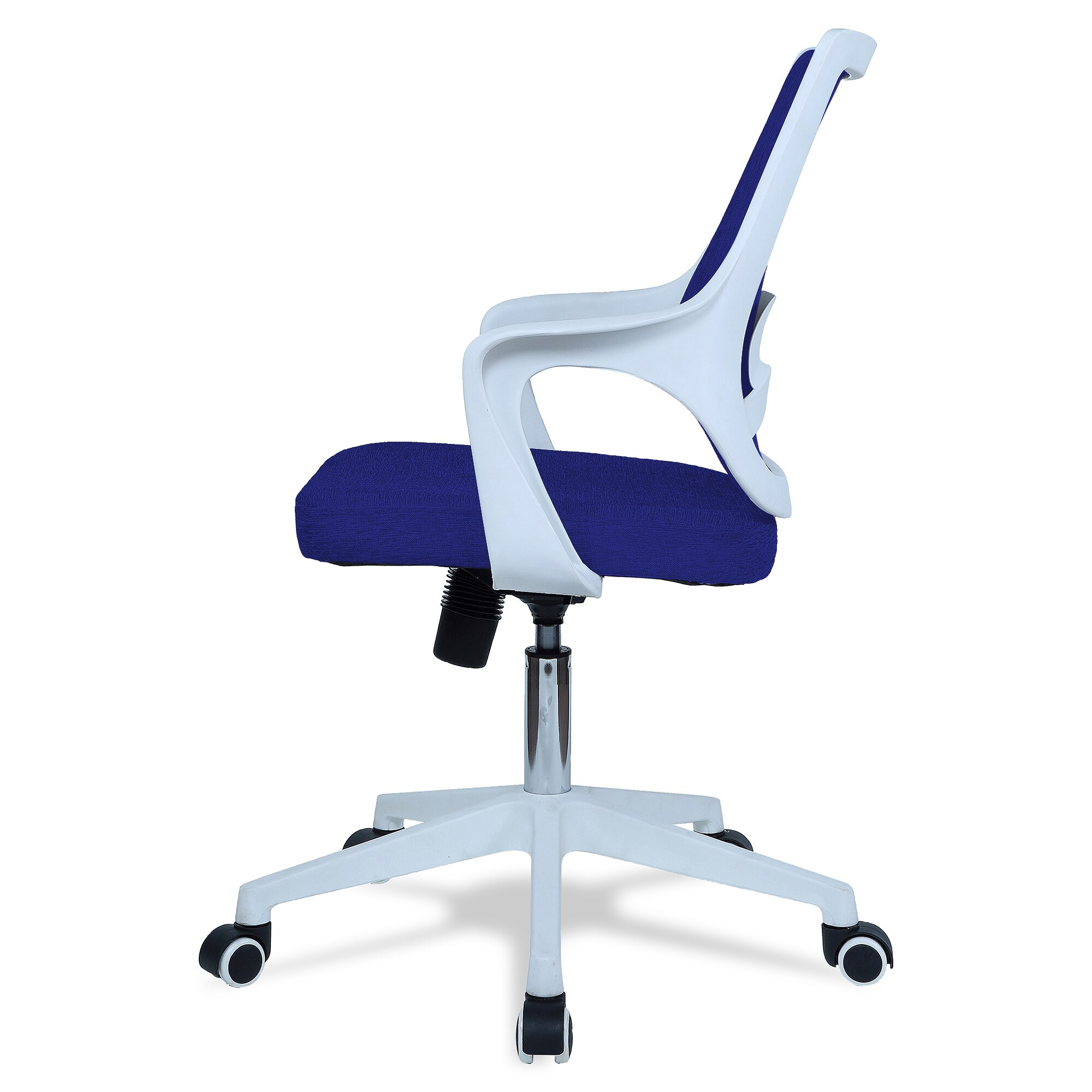 Mearveal Mid Back Ergonomic Chair in Blue Colour