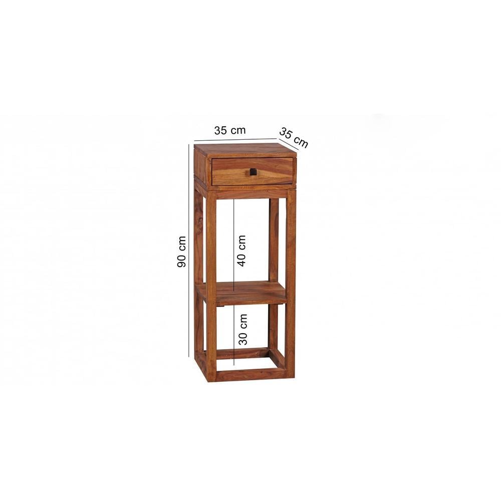 Wanetta Solid Wood Side Table