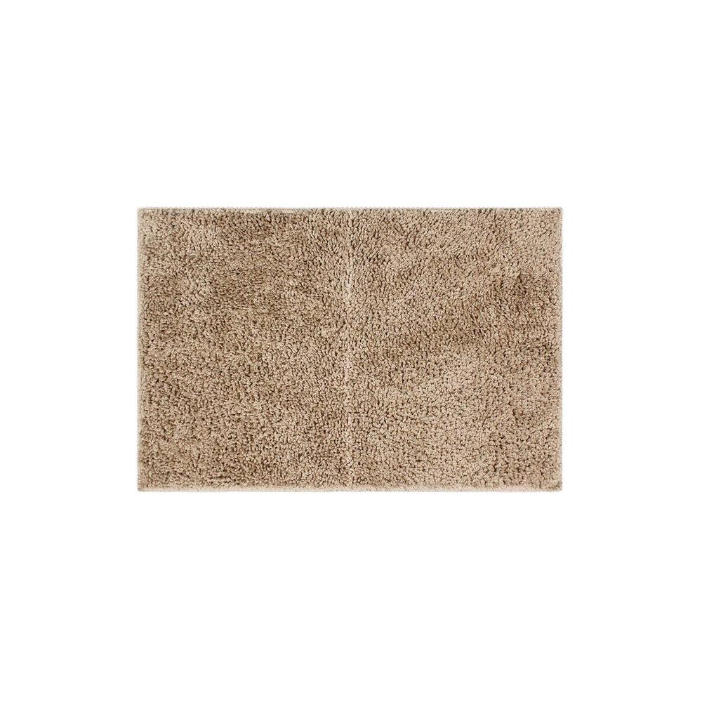 Kyleigh Beige Solid Natural Fiber 23x15 inches Anti-Skid Bath Mat