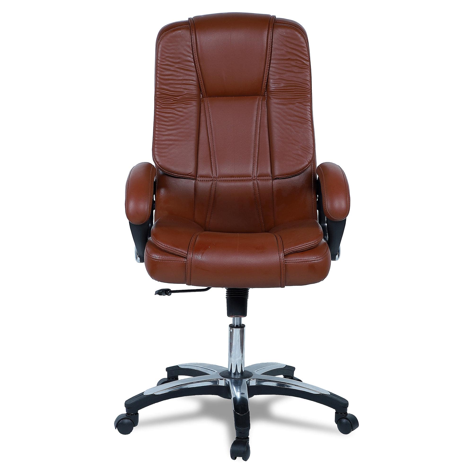 Pleash High Back Executive Chair in Ten Brown Colour