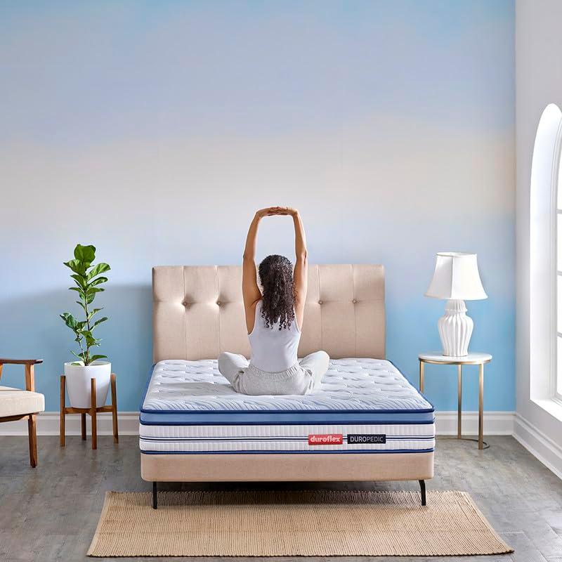 Balance Plus -Doctor Recommended, 5 Zone Dual Density Orthopedic Support layer, Euro Top Memory Foam Mattress (72 x 66 in, 8 Inches)