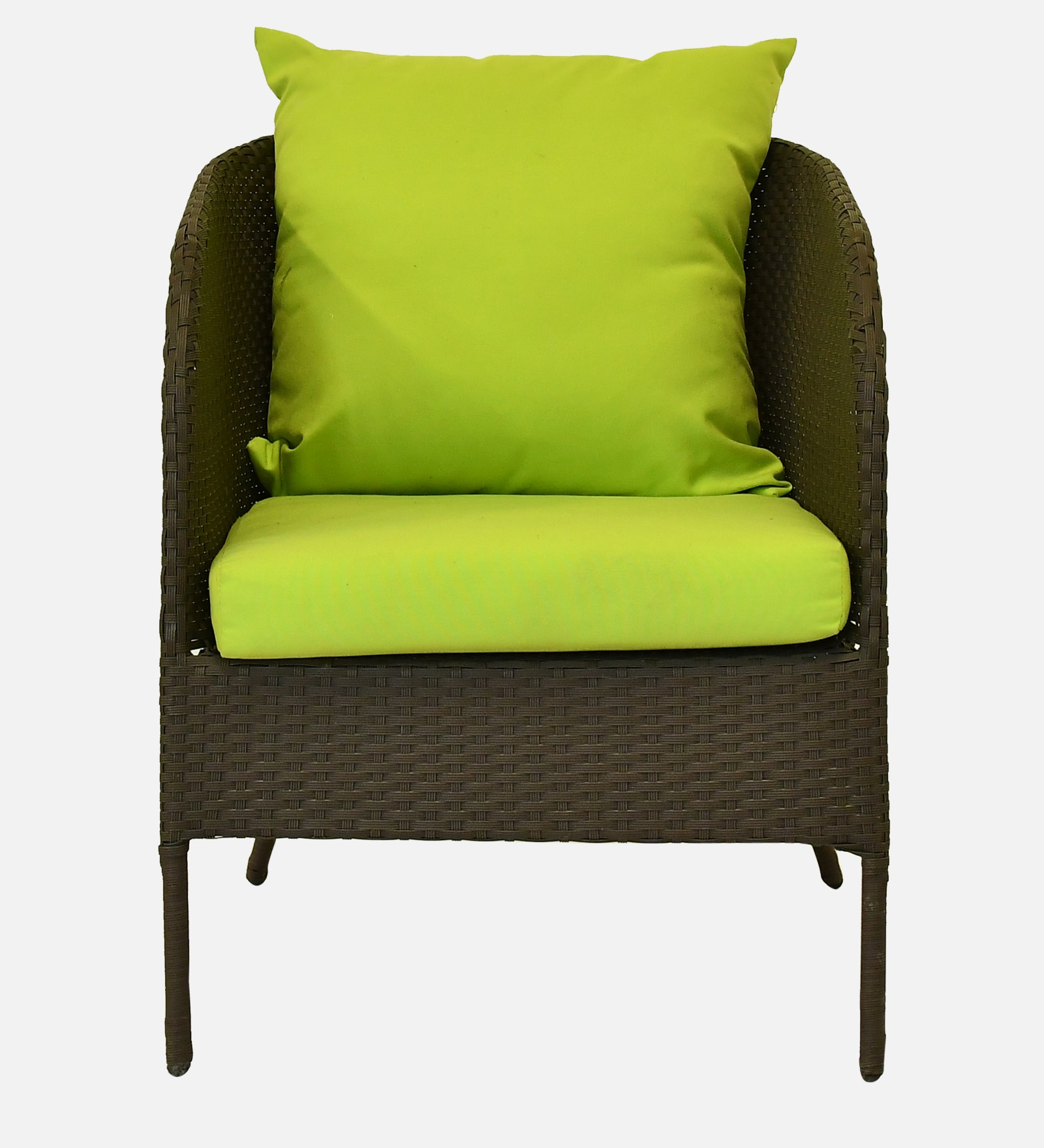 Paris 3+1+1 Seater Wicker Sofa Set in Brown Colour