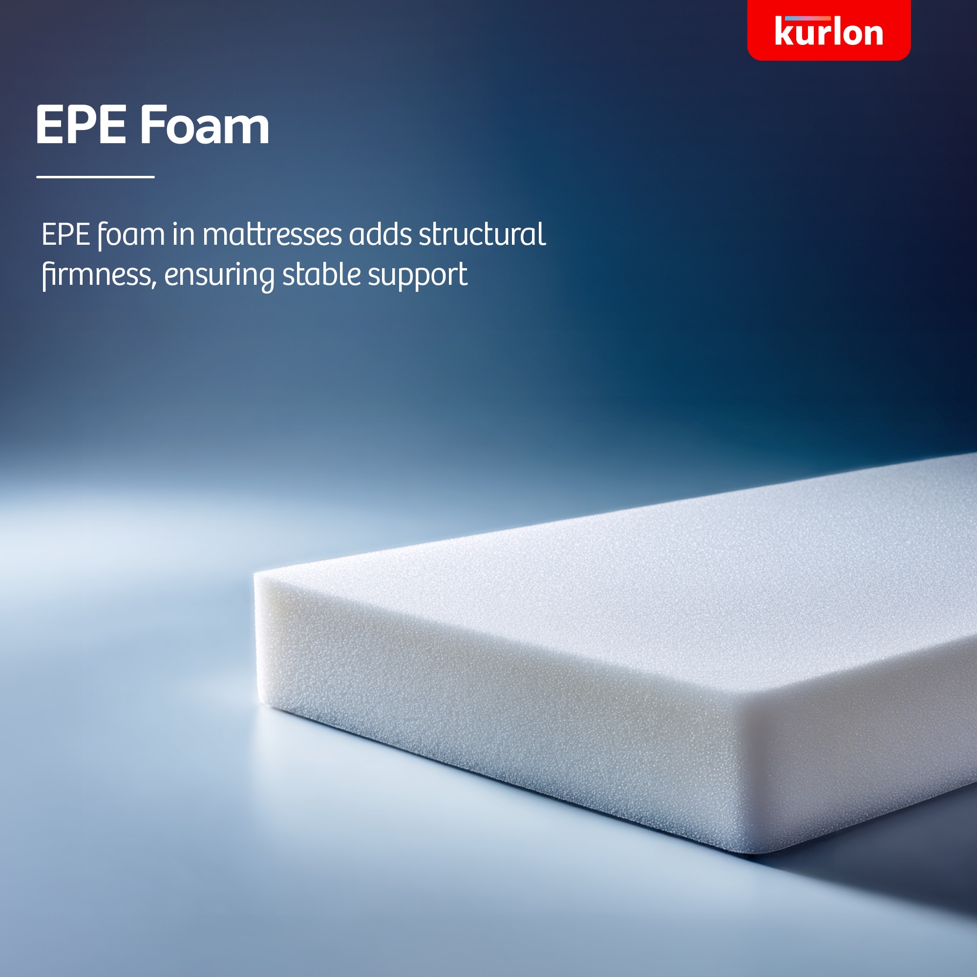 KURLON Teensy Ortho 5 inch King EPE Foam Mattress (L x W: 72 inch x 72 inch)