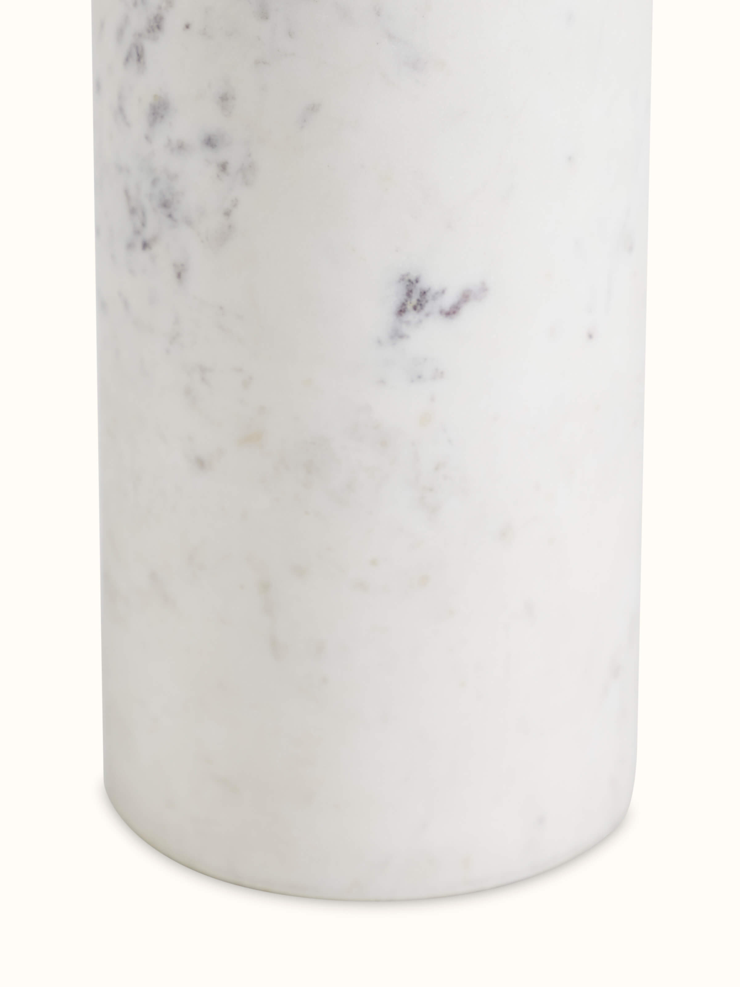 Marble Stone Carving Walnut Finish End & Side Table