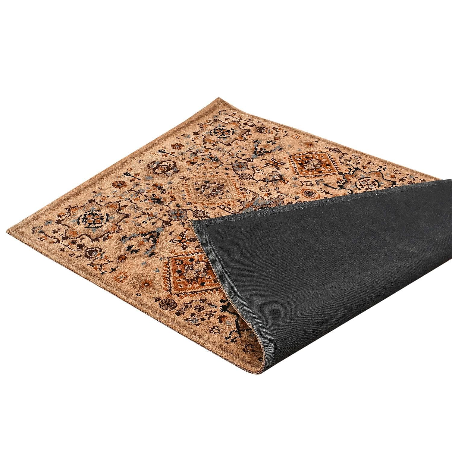 Multicolor Traditional Machine Made Polyester 3 X 5 Feet Carpet