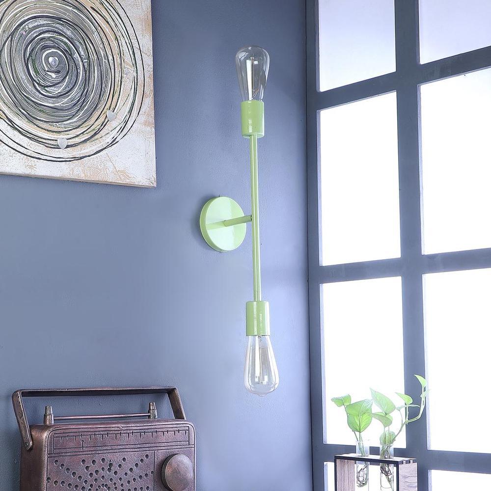Filo Green Metal Wall Light