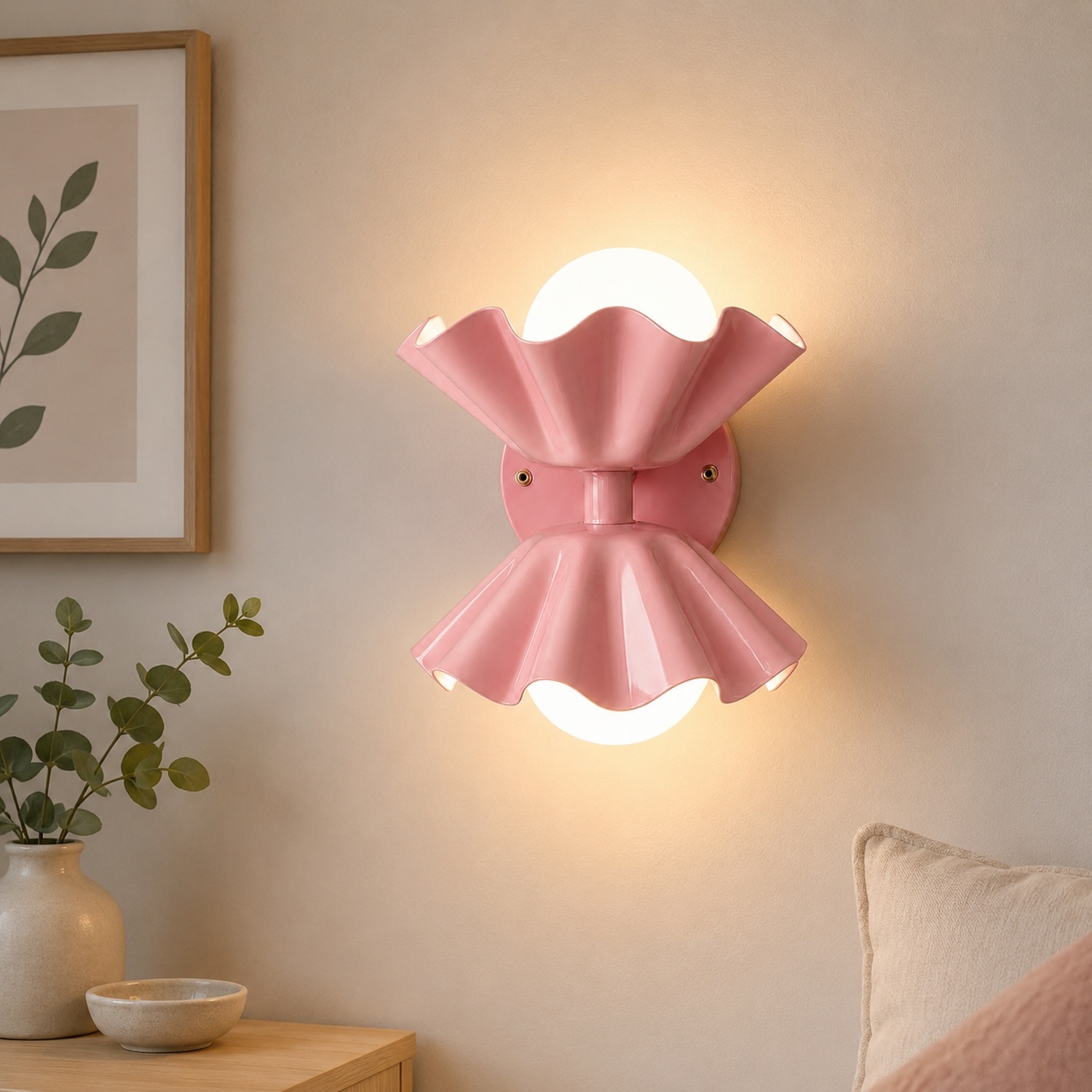 pristine interiors Double Flower Wall Lamp-picture-20