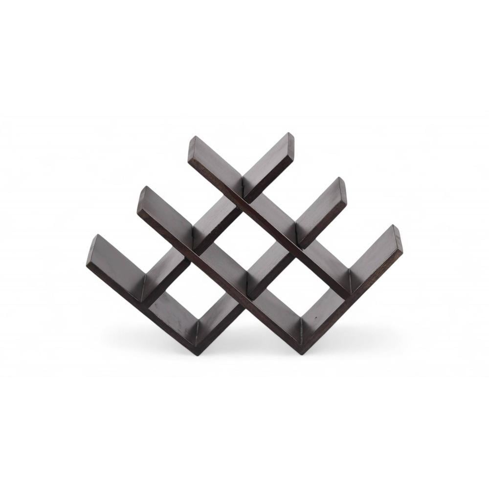 Kassel Sheesham Wood Wine Rack for 8 Bottles in Mahogany Finish