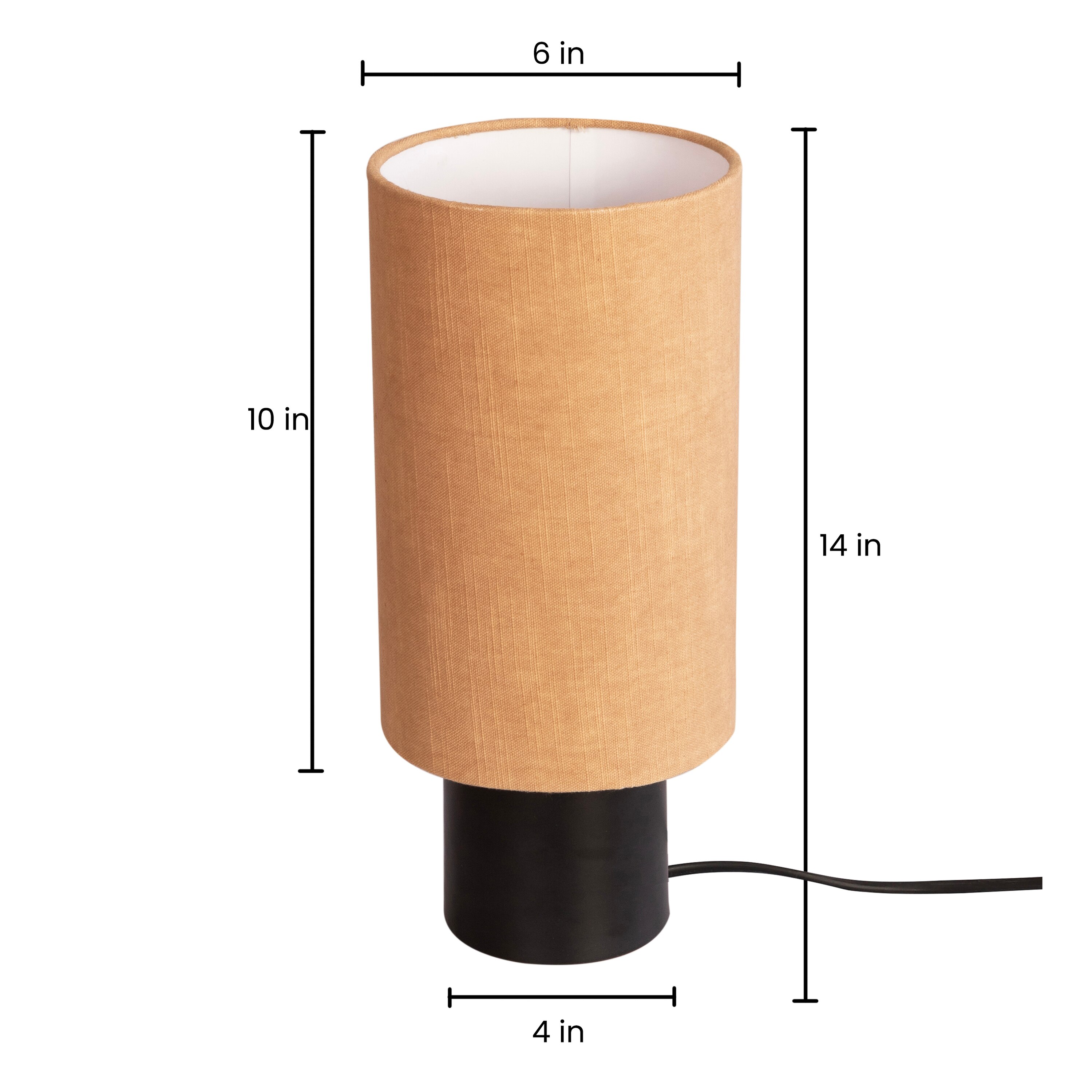 Modern Cylinder Table Lamp By Shoppeefry