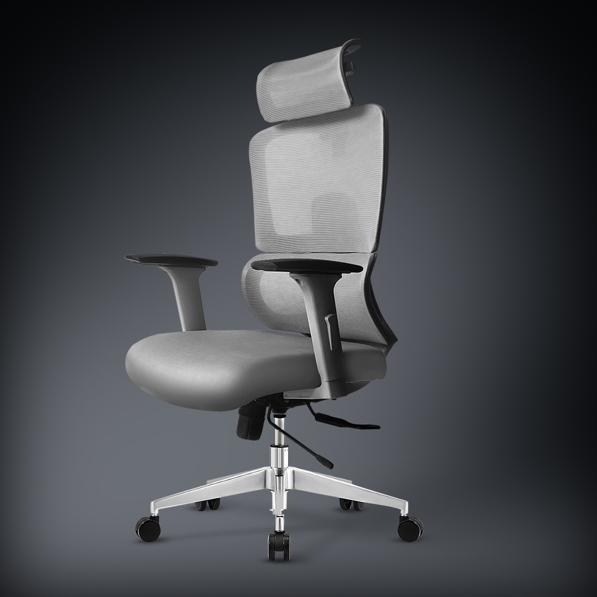 Kepler Brooks Imperia Elite Office Chair in Grey Colour - Kepler Brooks