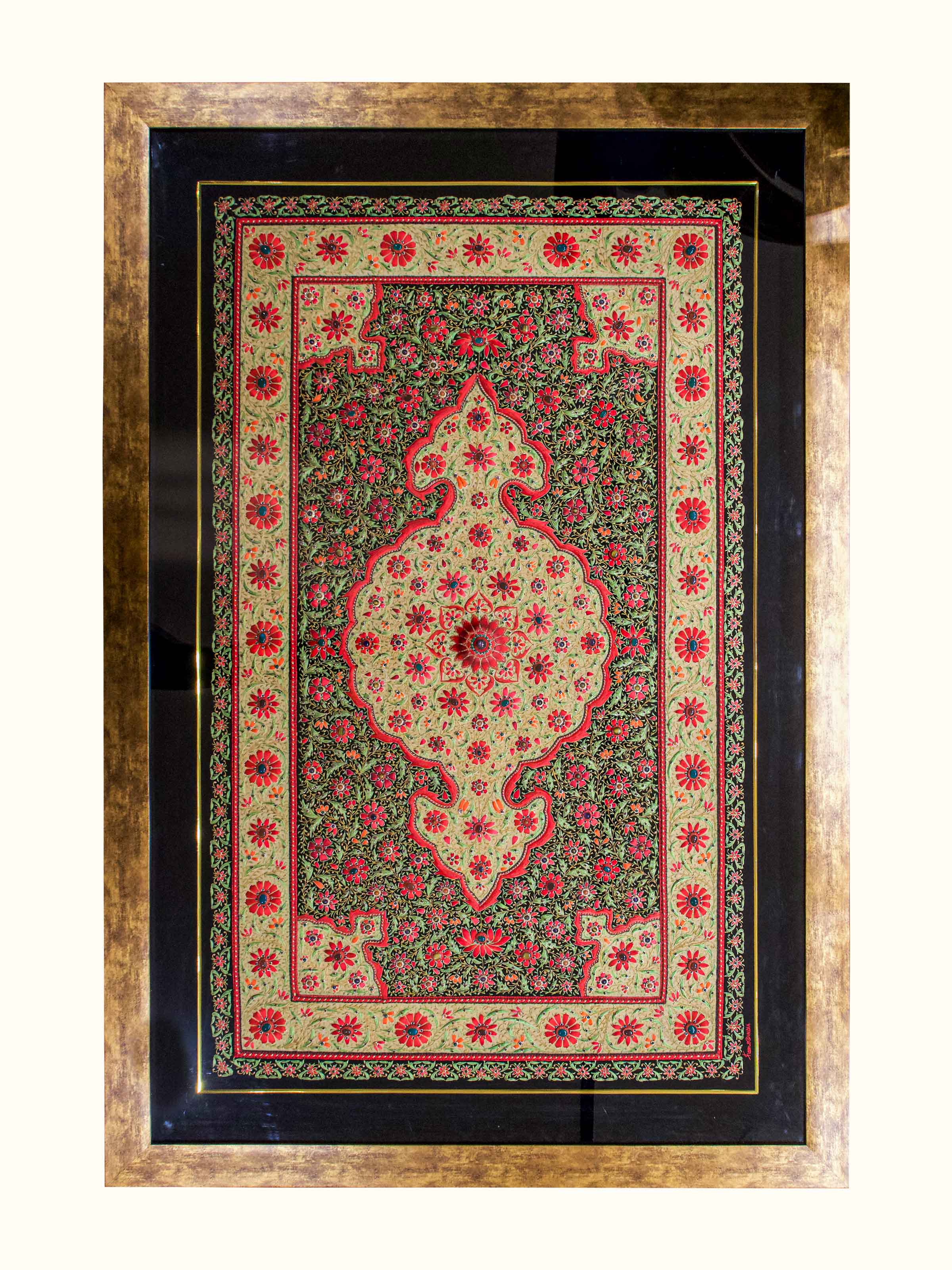 Jeweled Carpet Zardozi Wall Hanging