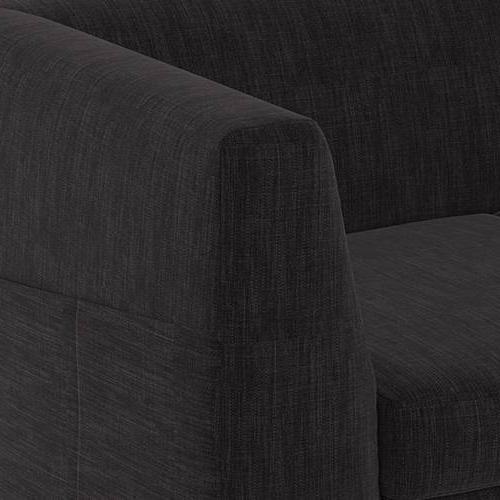Rubik Premium 2 Seater Fabric Sofa in Graphite Grey Colour