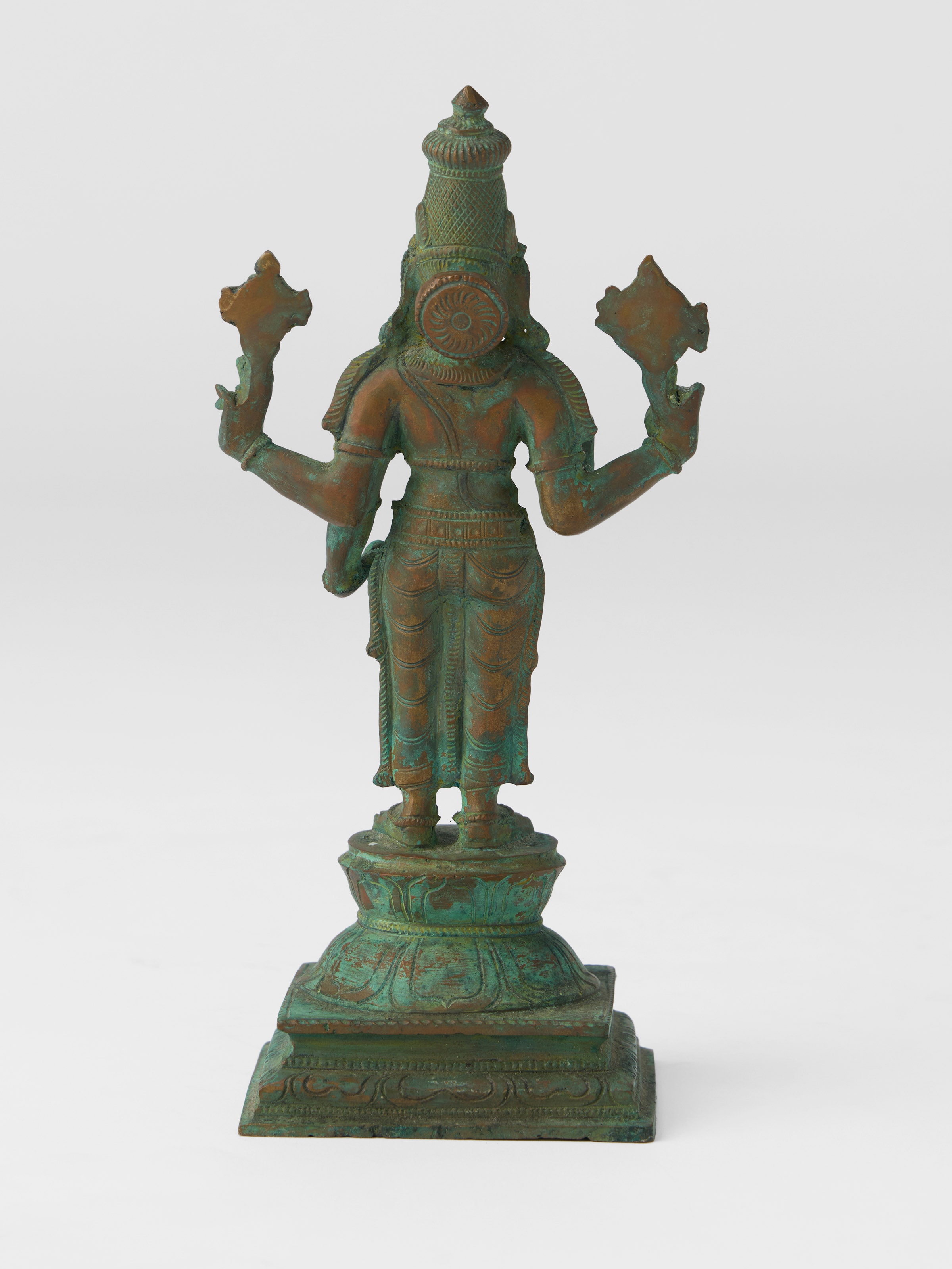 Bronze Cast Vishnu Idol