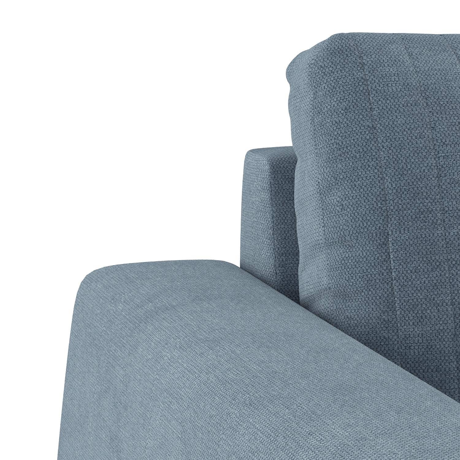 Granada Essential 1 Seater Fabric Sofa In Ocean Weave