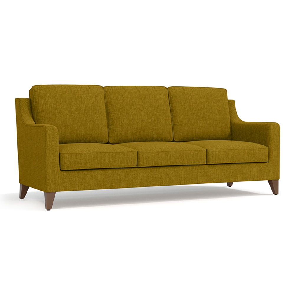 Abbey Sofa Set (Colour : Olive Green, Cushion : Hard, Seater : 3+2+1)