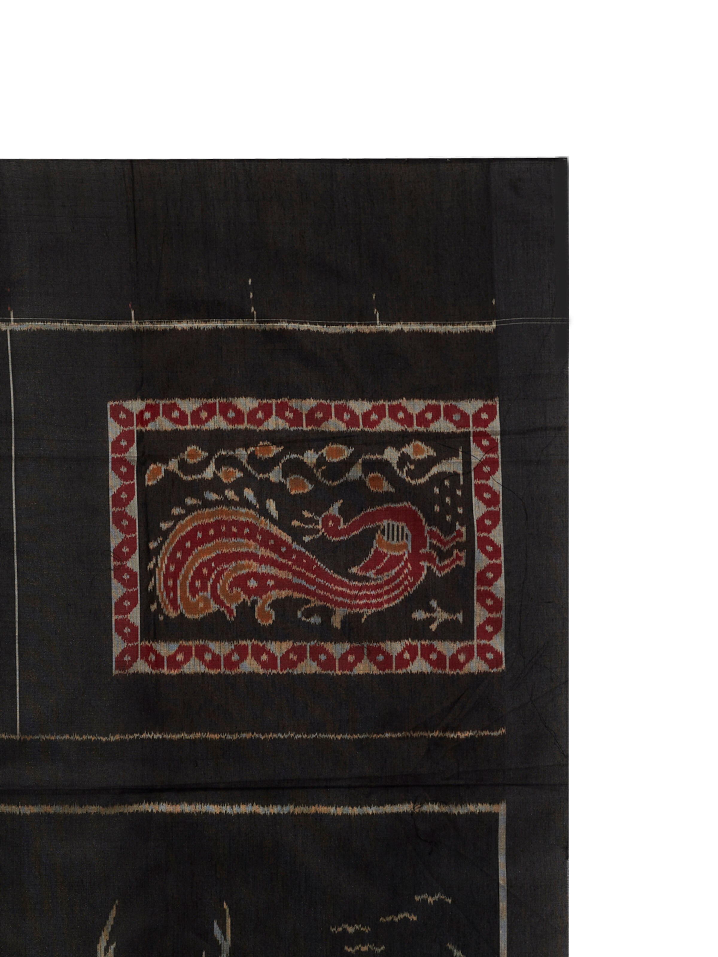 Deer Ikat Silk Wall Hanging