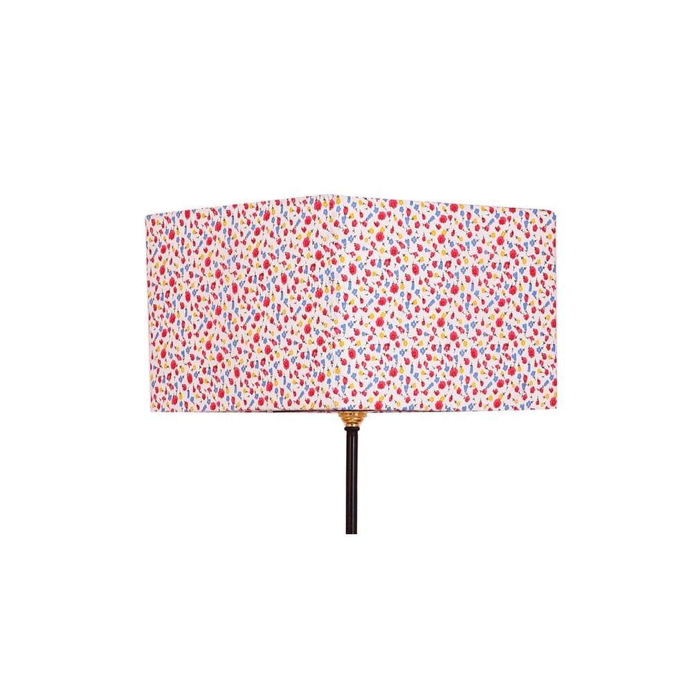 Edgerton Multicolour Cotton Shade Floor Lamp
