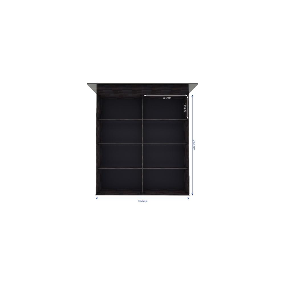 Arisa King Size Bed In Wenge Finish