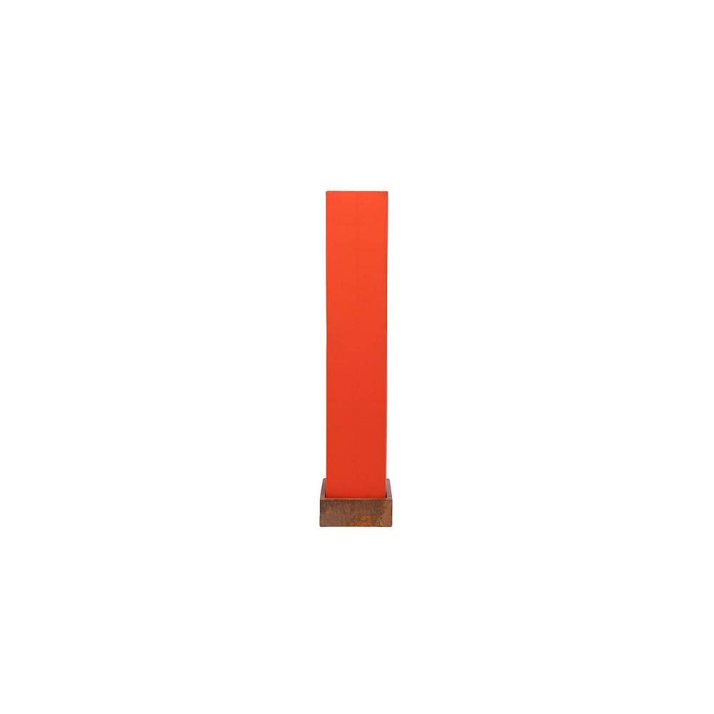 Cher Orange Cotton Shade Floor Lamp