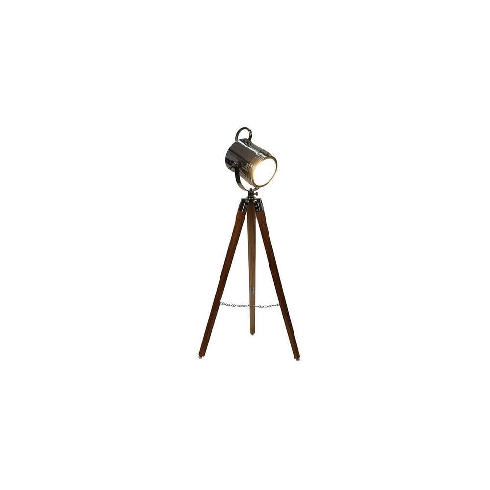 Alveena Nickle Aluminum Shade Floor Lamp