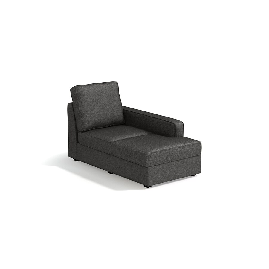 Apollo Sofa (Colour : Steel, Cushion : Soft, Back Type : High Back, Seating Capacity : Right Aligned 2 Seater + Right Aligned Chaise)