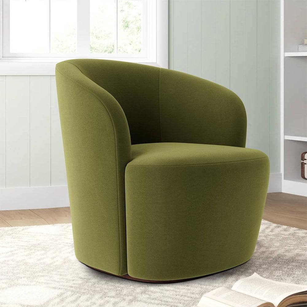 Aron Accent chair Velvet in Mint Green Color