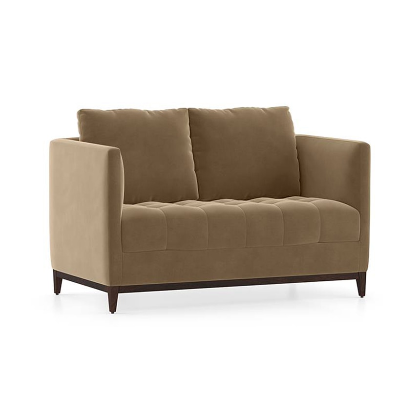 Florence Compact Sofa Set (Colour: Fawn Velvet, Seater: 3+2+1+1)