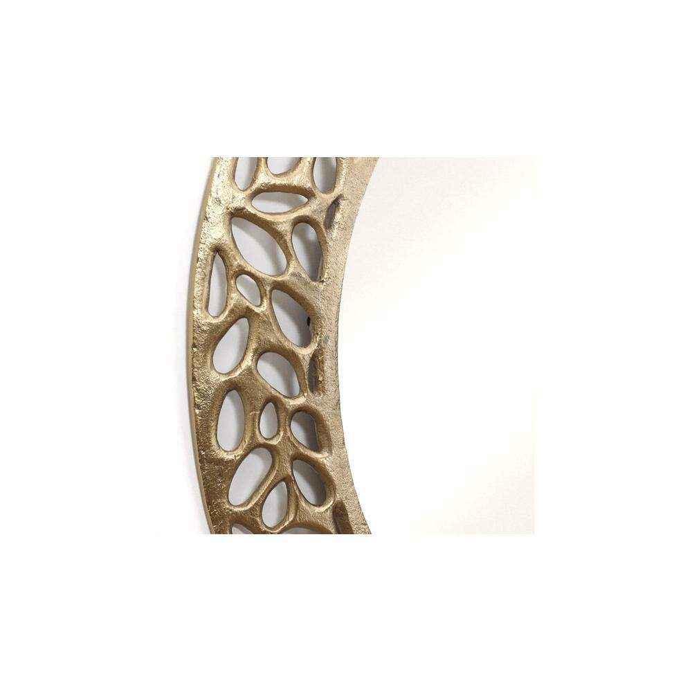 Modern Copper Stainless Mirror in gold