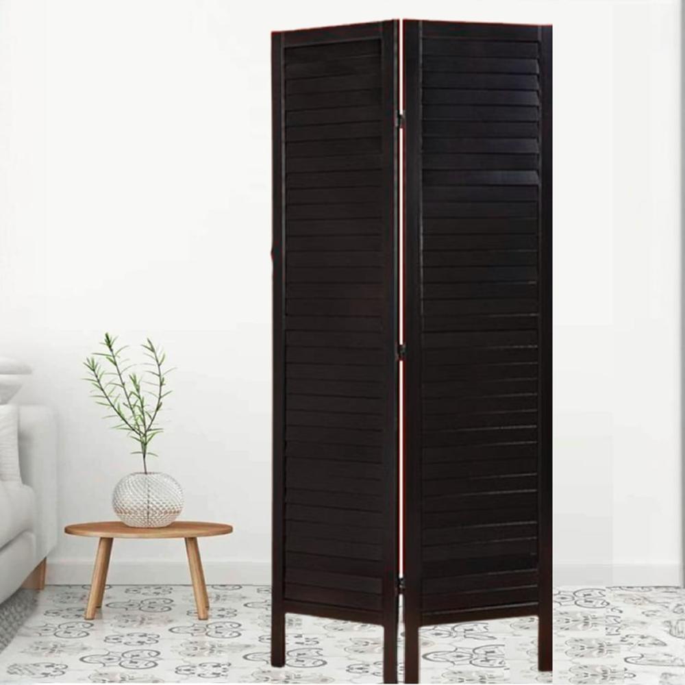 Eilah Solid Wood 4 Panel Room Divider