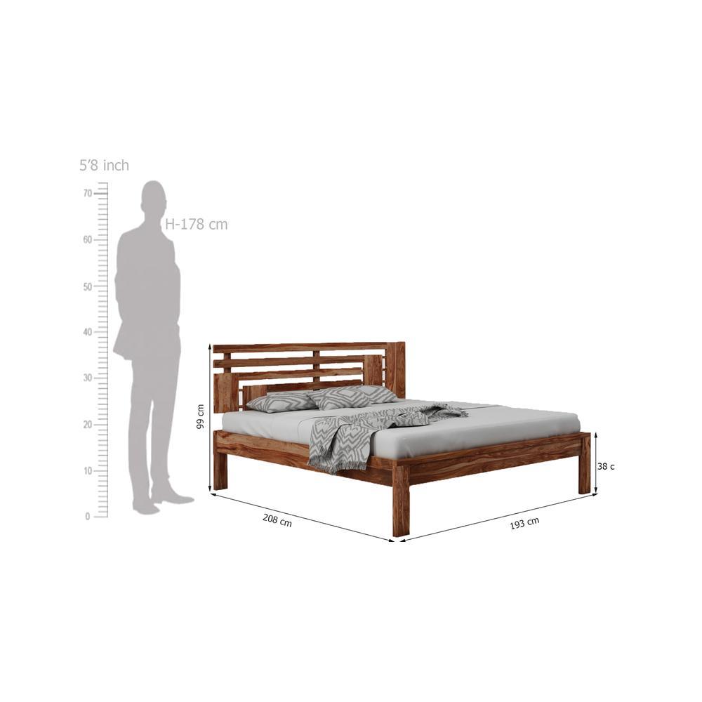 Aelinia King Bed Without Storageteak
