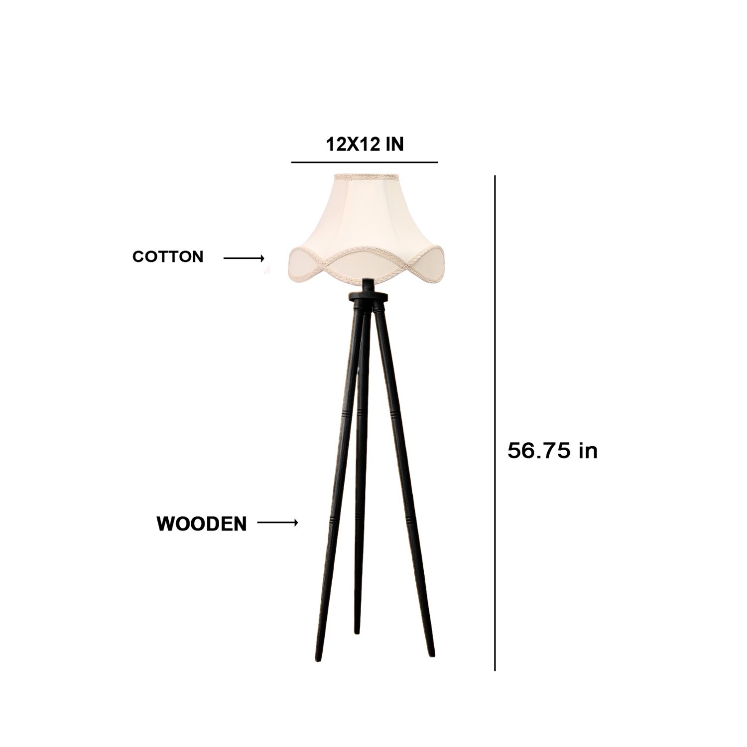 Devansh Tripod Floor Lamp