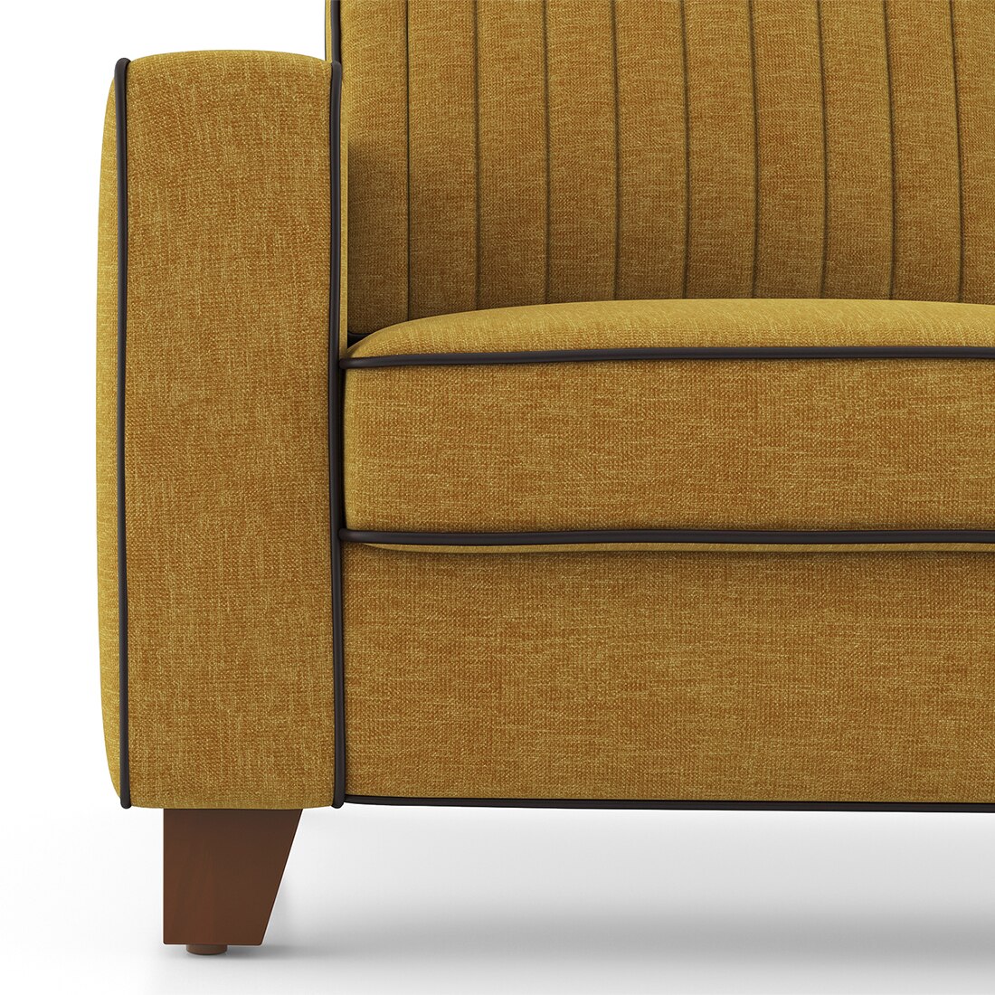 Apollo Neo High Back Sofa (Colour : Ochre, Seating Capacity : 2 Seater, Cushion Type : Hard, Back Height : High Back)