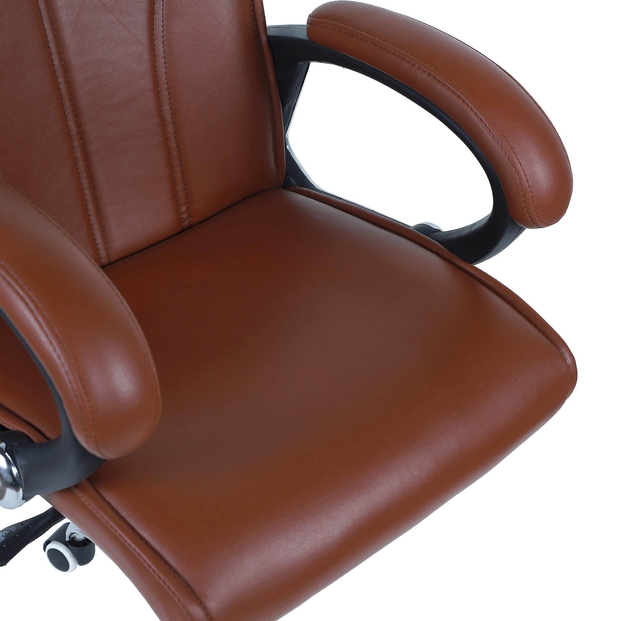 Liieancoinn Mid Back Executive Chair in Ten Brown Colour