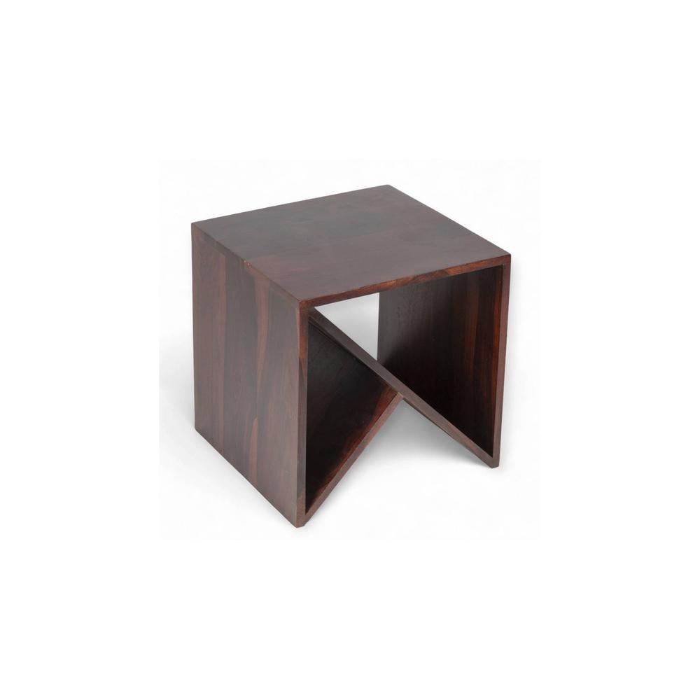 Noah Side Table - Walnut Finish