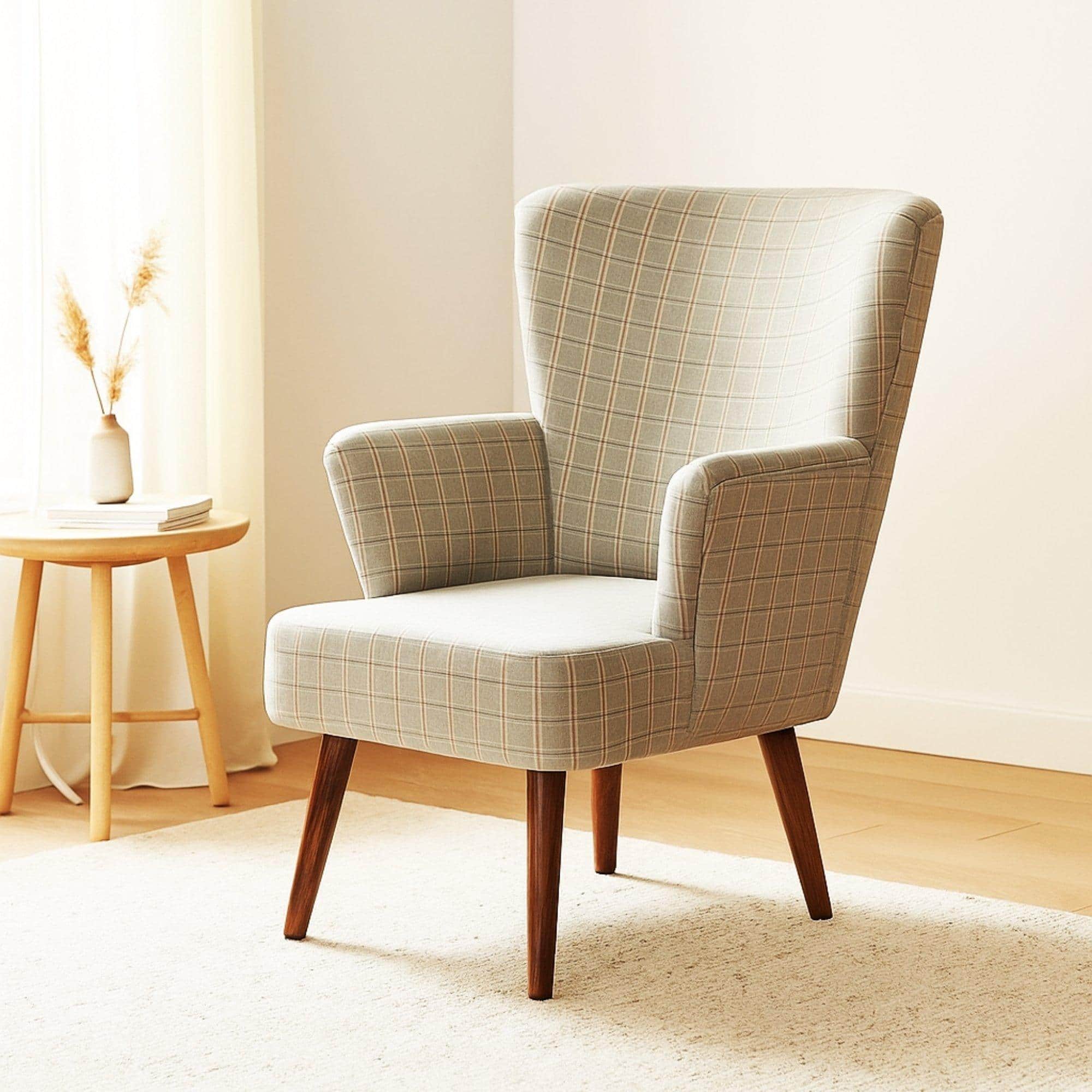 Lucie Small Wing Back Chair