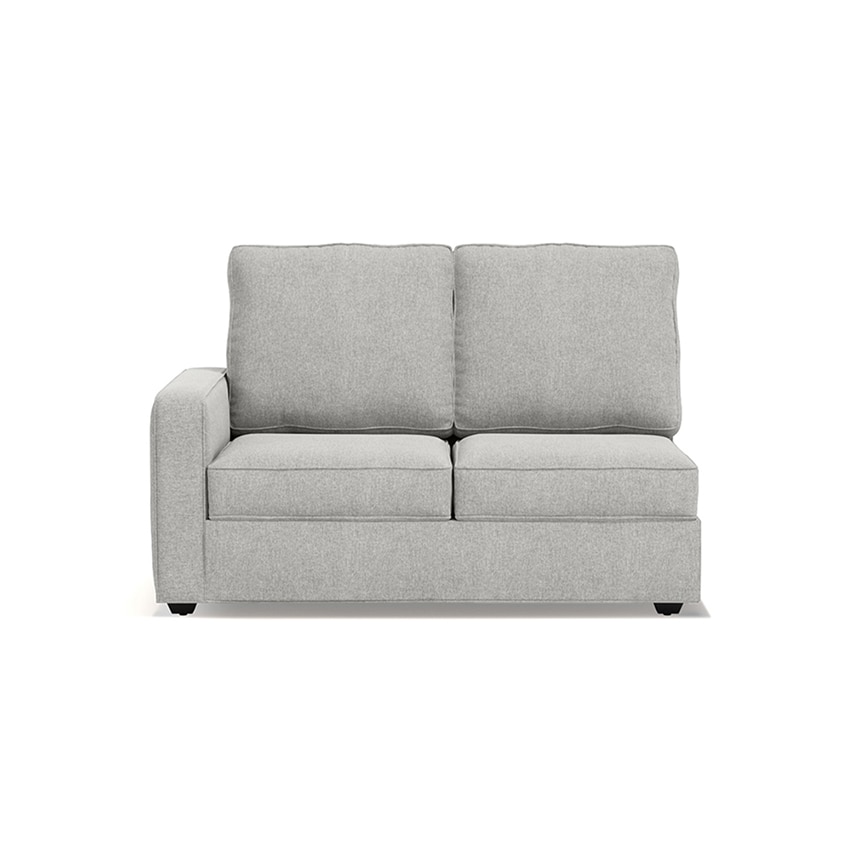 Apollo Compact Sofa (Colour : Vapour Grey, Cushion : Hard, Back Type : High Back, Seating Capacity : Right Aligned 2 Seater + Right Aligned Chaise)