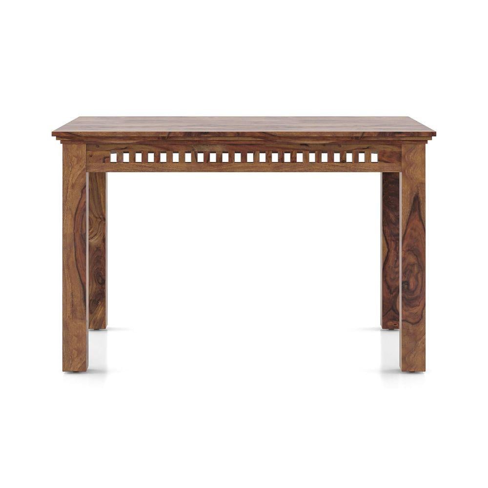 Fidora 4 Seater Dining Table In Teak Finish