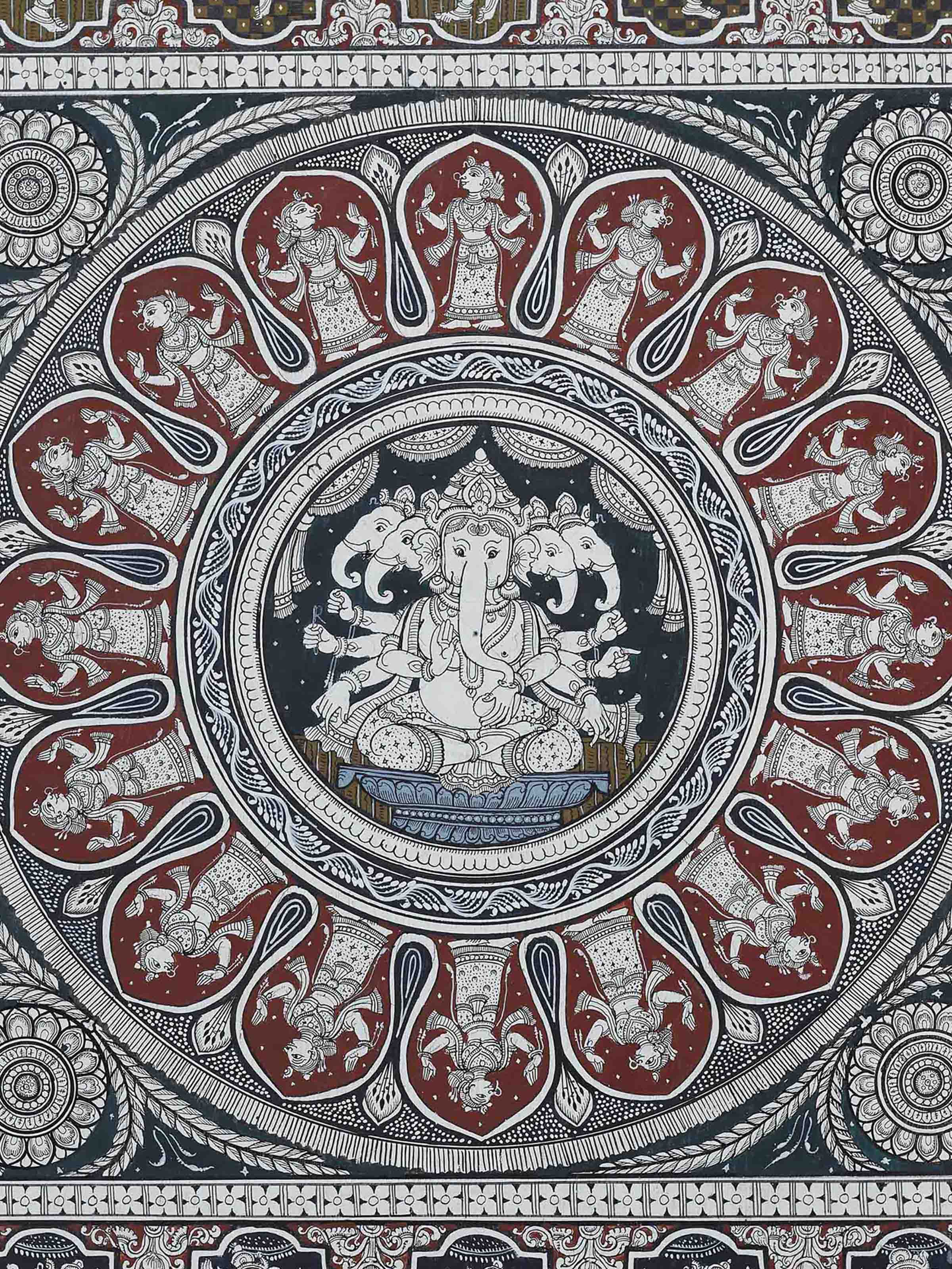 Ganesha Pattachitra Painting