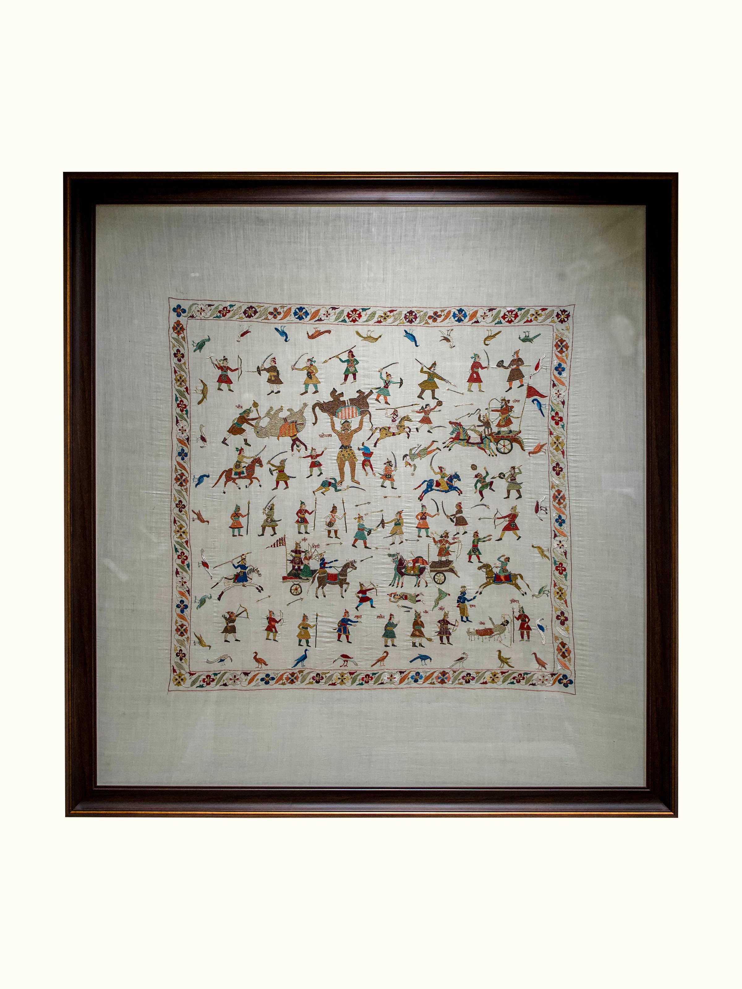 Mahabharat Chamba Rumal Wall Hanging
