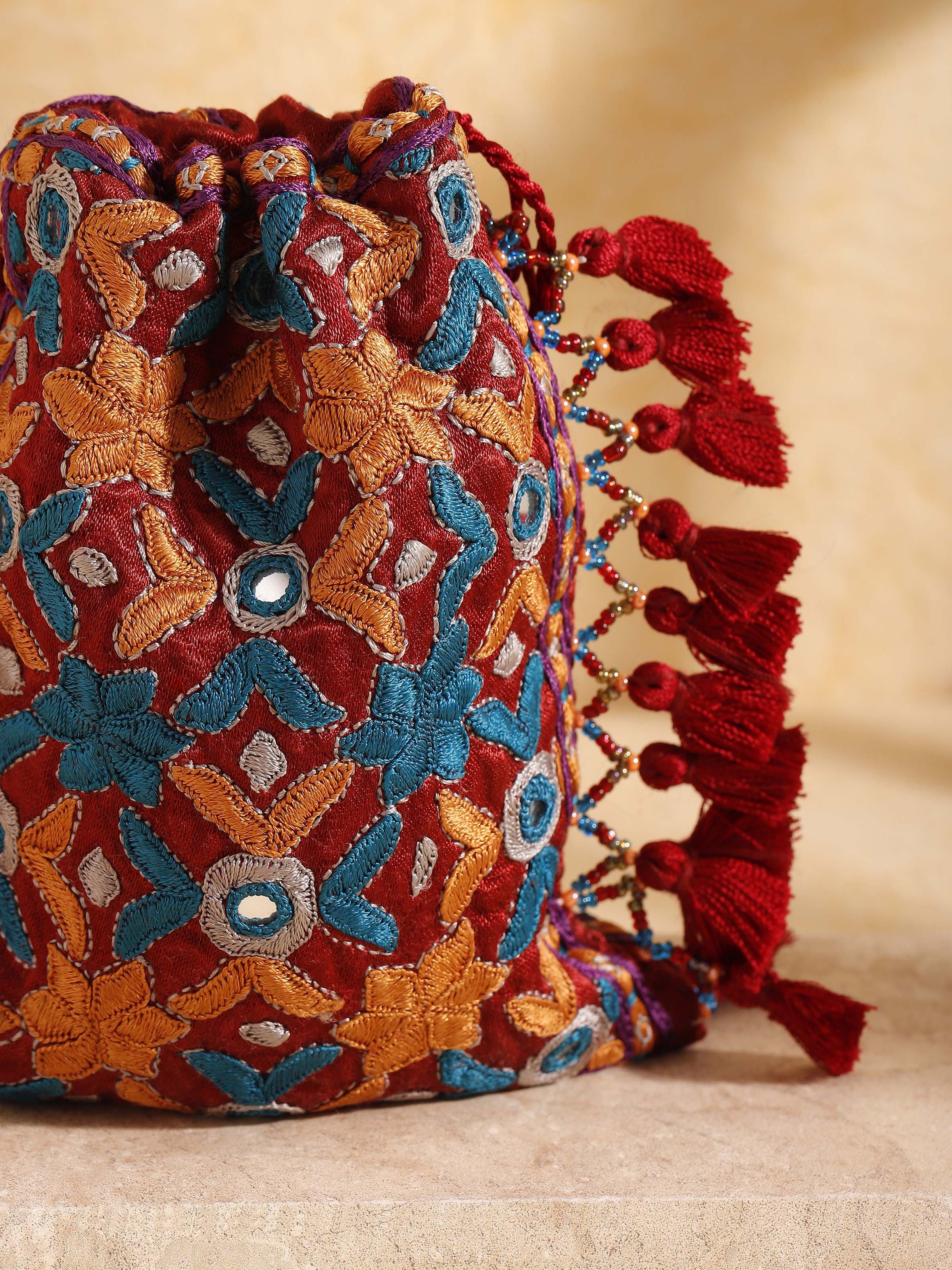 Kutchi Embroidered Sling Bag