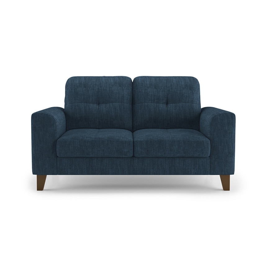 Verona Premium 2 Seater Fabric Sofa in Indigo Blue Colour
