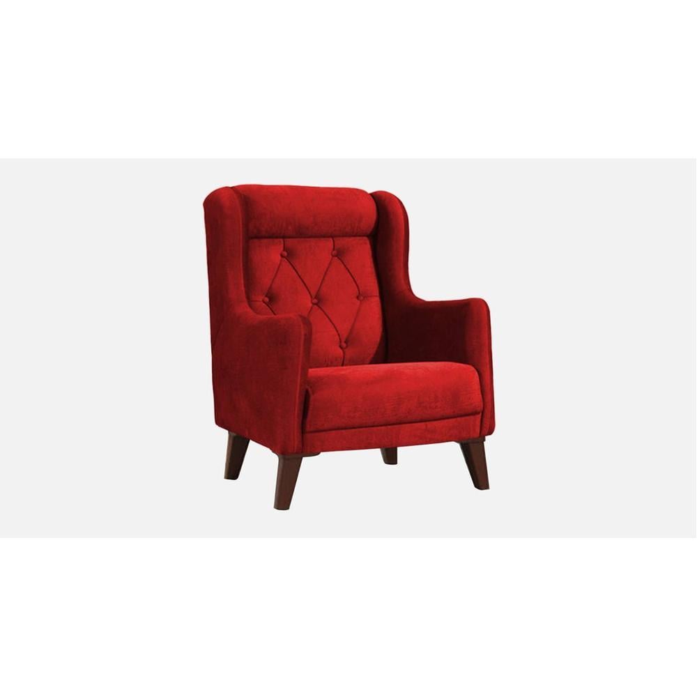 Ruby Accent Chair in Red Colour