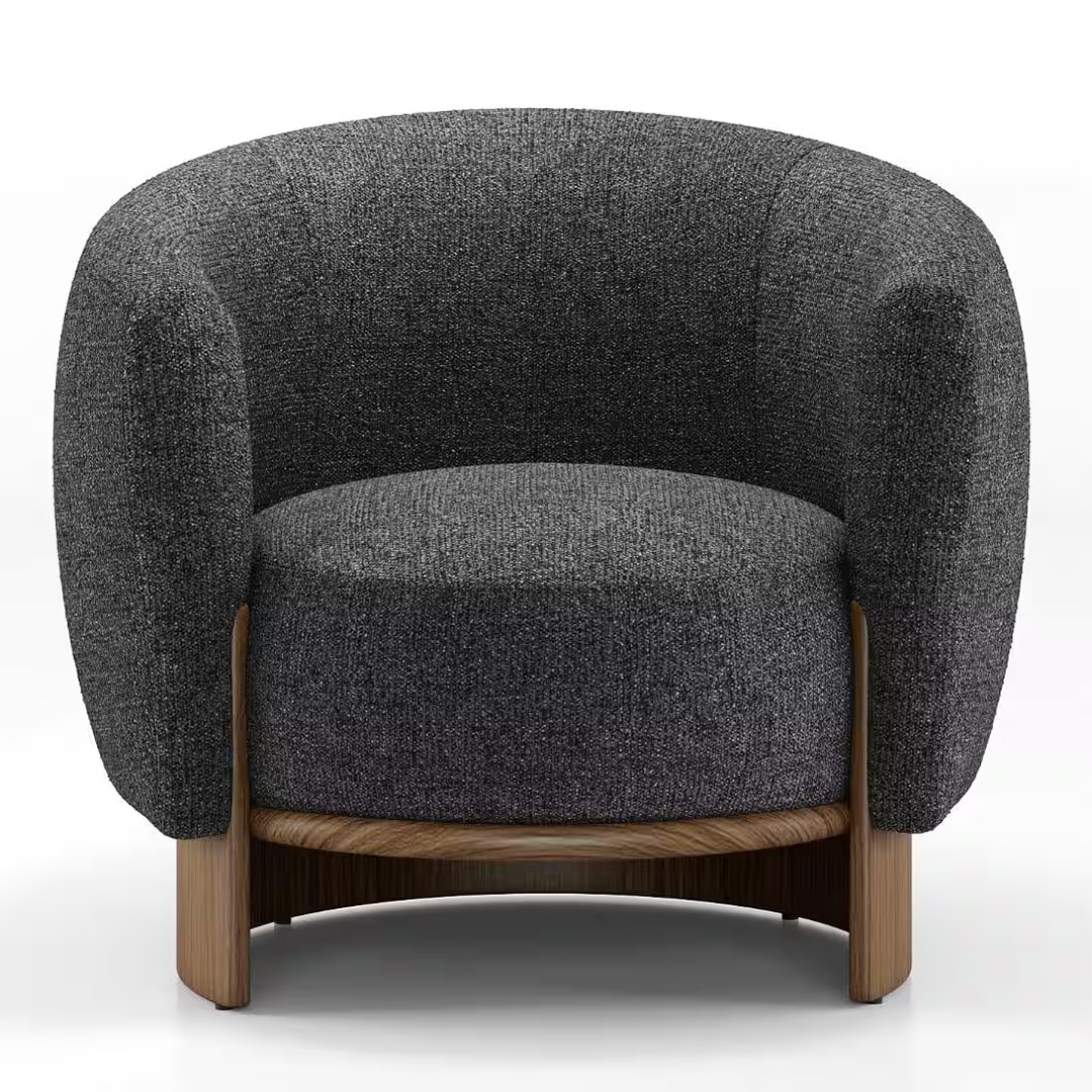 Eclipse Lounge Chair in Charcoal Colour