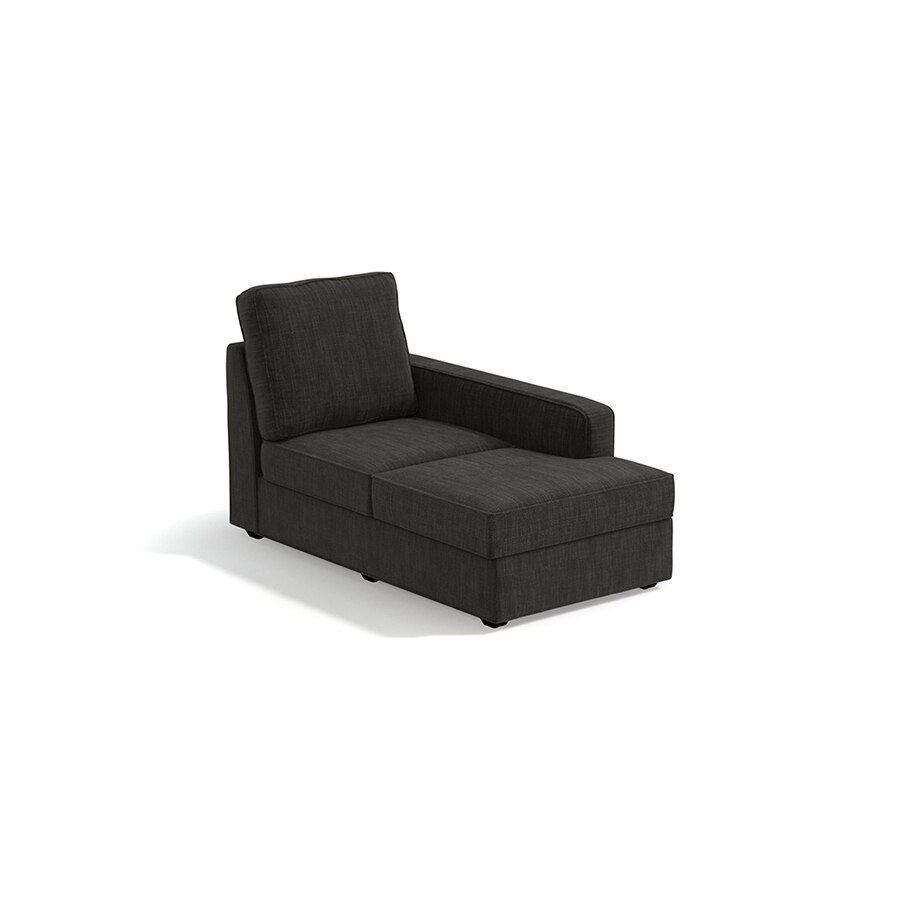 Apollo Compact Sofa (Colour : Graphite Grey, Cushion : Hard, Back Type : High Back, Seating Capacity : Right Aligned 2 Seater + Right Aligned Chaise)