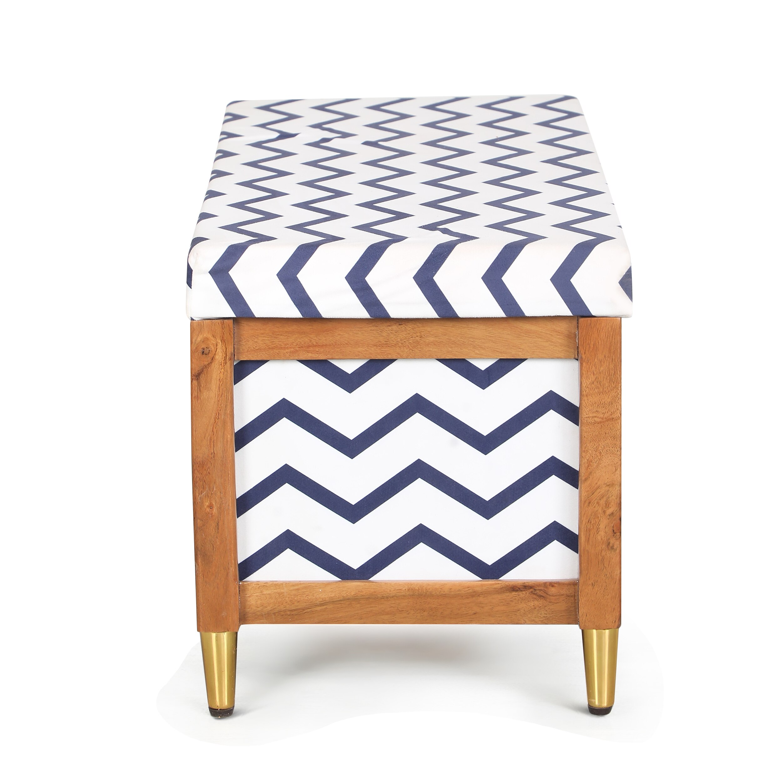 Harper Trunk Zig Zag Blue Stripes