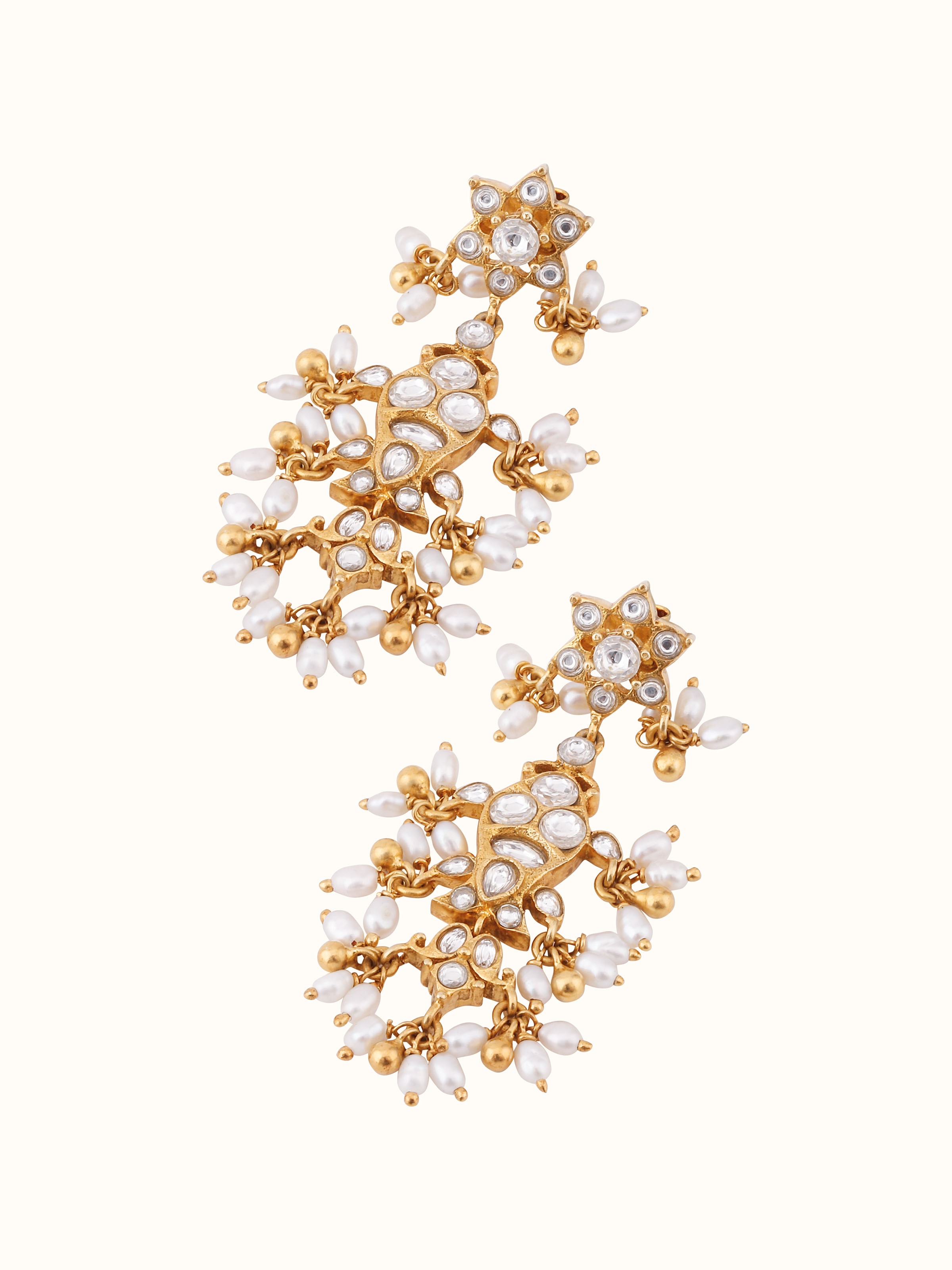 Guttapusalu Silver Drop Earrings