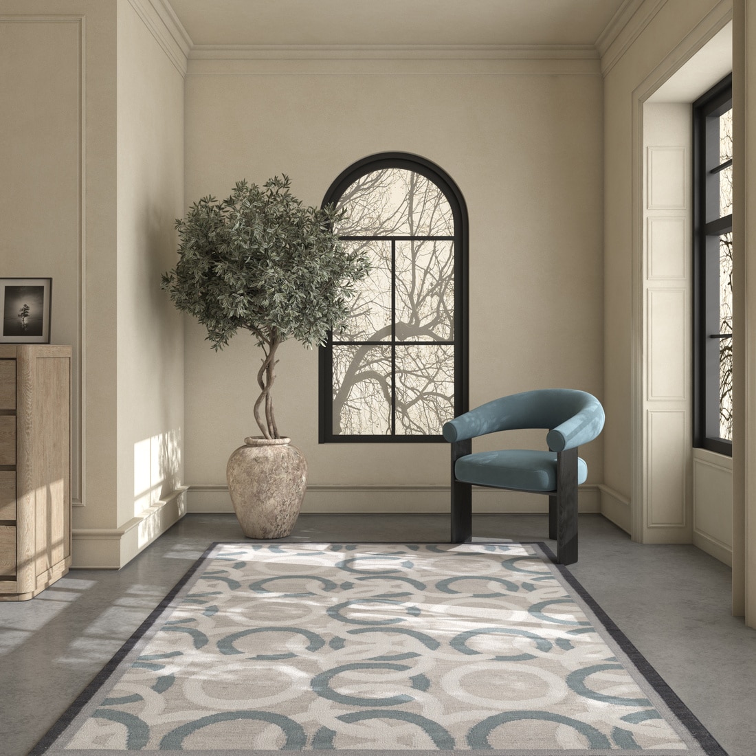 Jaipur Rugs Soft Modern Geometric Wool Dhurrie Rug Grey 6x9 ft - Jaipur Rugs