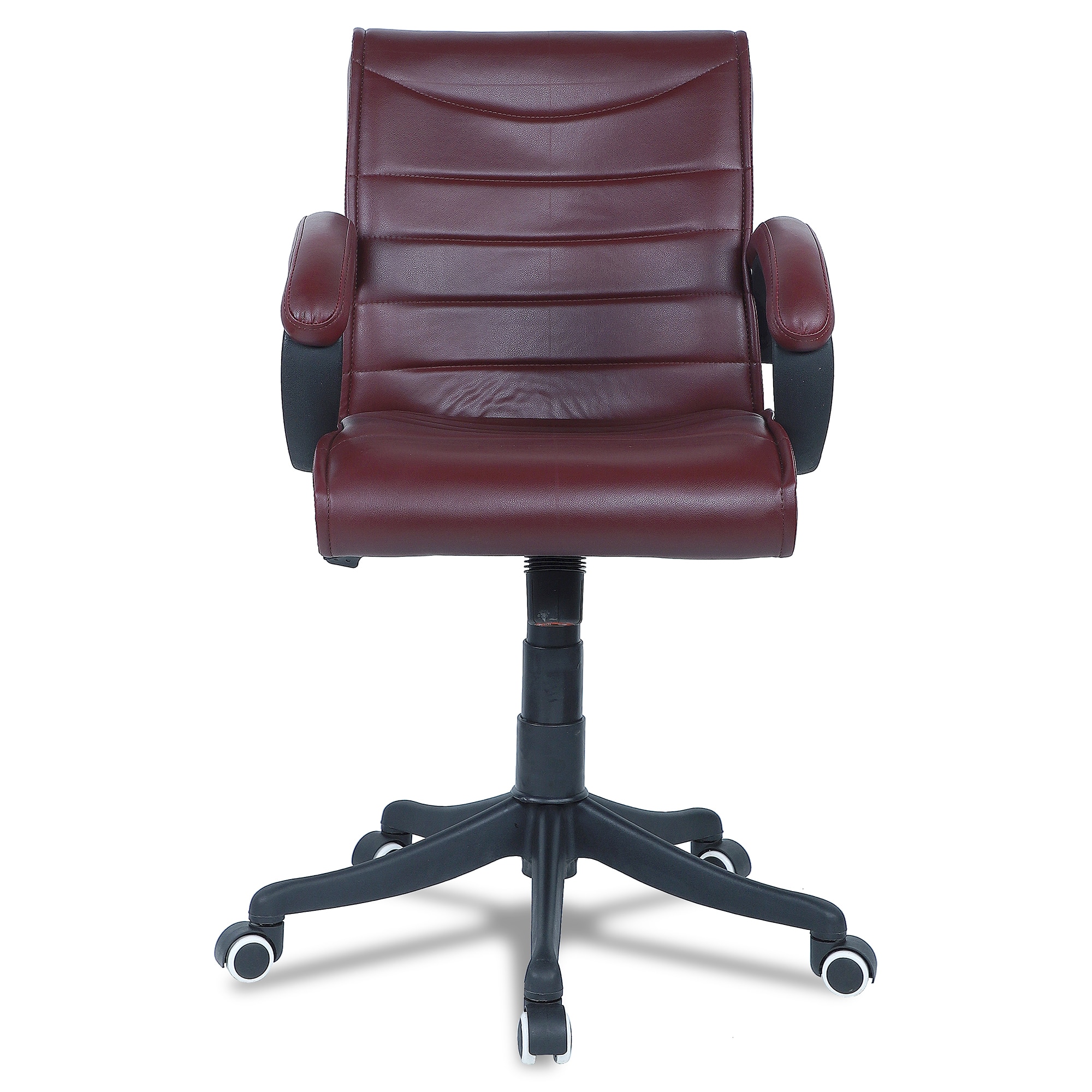 Joorrdonn Mid Back Executive Chair in Maroon Colour
