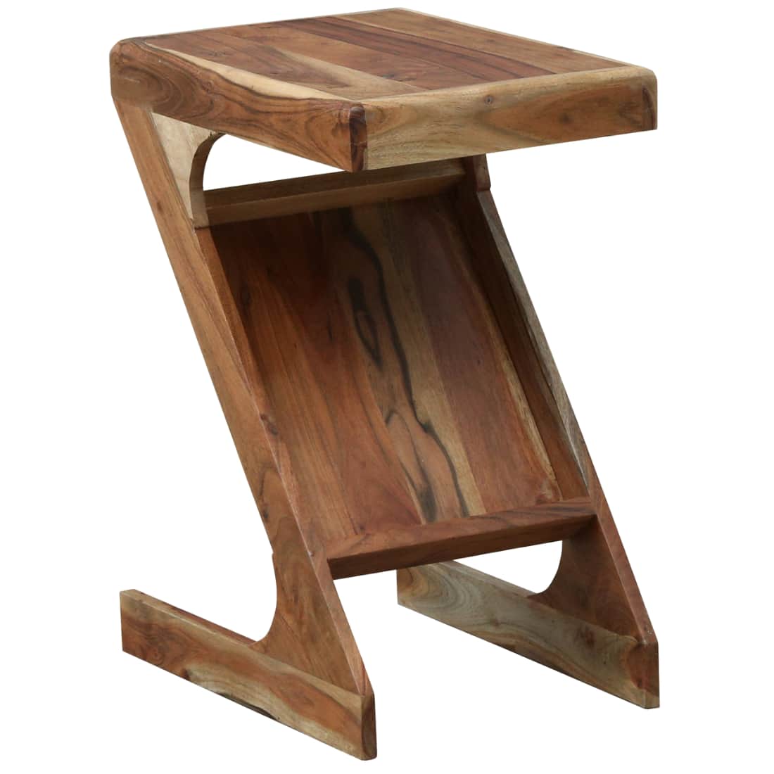  wood sidetable ❗️ Z-Solid Solid Wood Side Table in Natural Finish