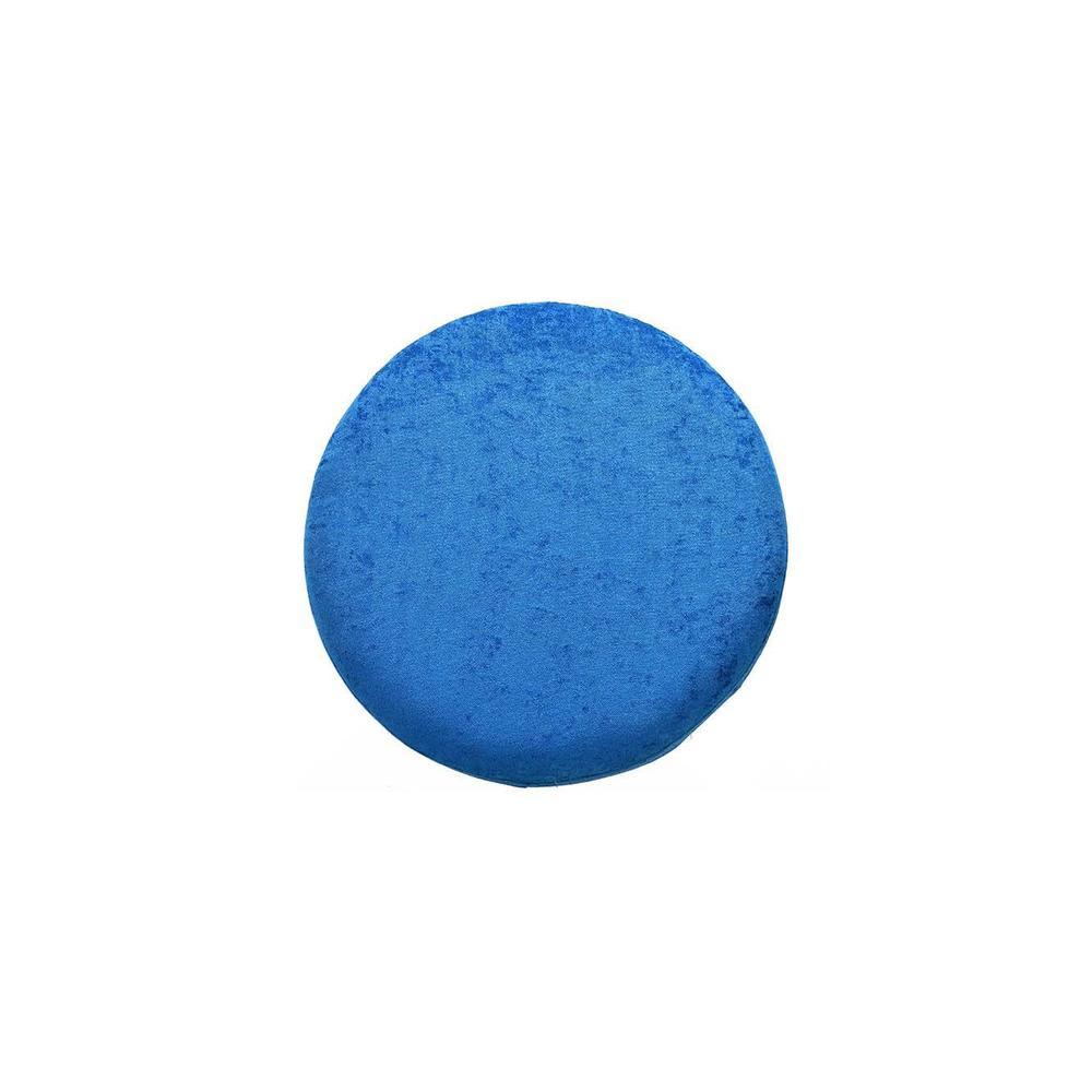 Melanie Solid Wood Stool in Blue Colour